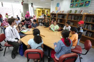 In der Kinderbibliothek mit dem 100-Dollar-PC